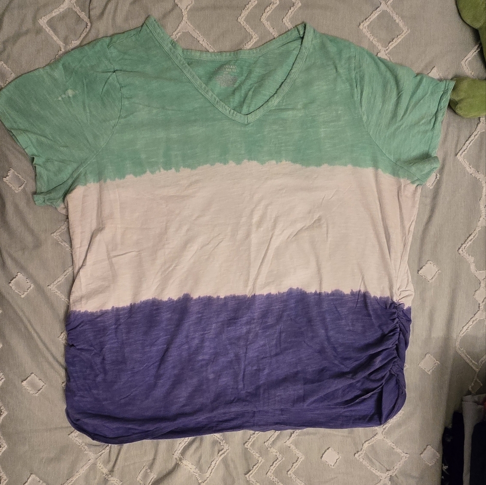 Lane Bryant Ruched Side Tee